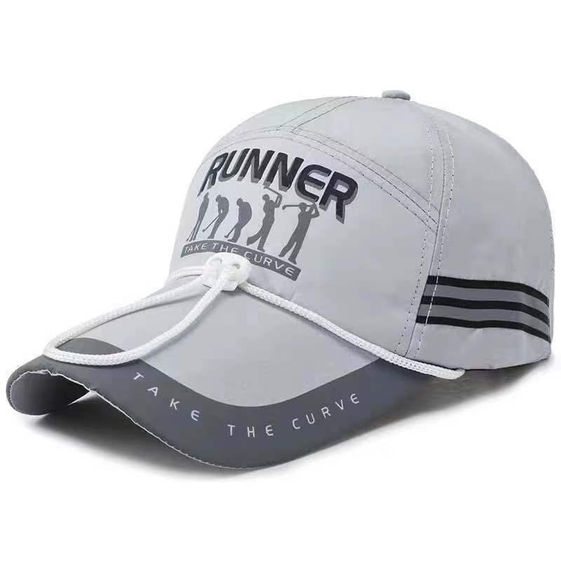 Wholesale Mountaineering sunscreen cap fishing cap windproof lanyard baseball cap extended eaves outdoor